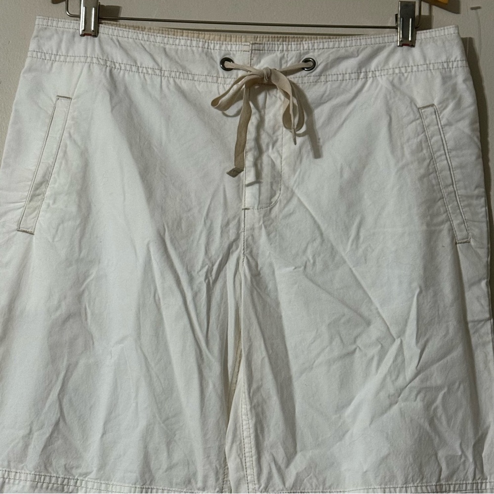 Gap Pants White Roll Up Cotton Lightweight Pockets Sz 8 NWOT - Picture 3 of 11